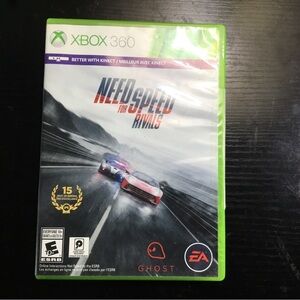 (194) XBO 360 Need for Speed Rivals Game Green Case